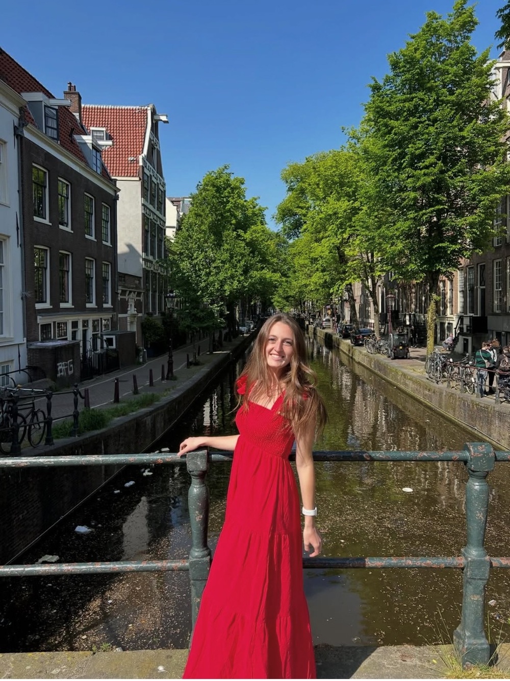 Red Ruffled-Strap Maxi Dress - Picture 2 of 2